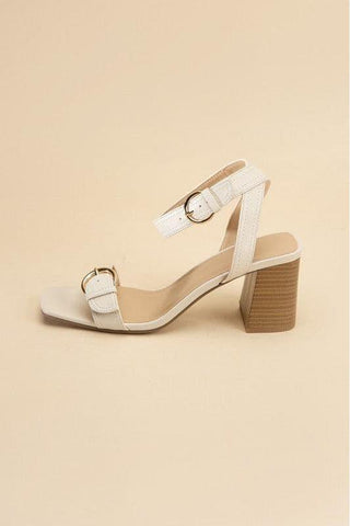 SODA TREATY Buckle Sandal Heels - SwagglyLife Home & Fashion