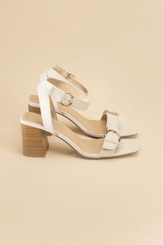 SODA TREATY Buckle Sandal Heels - SwagglyLife Home & Fashion