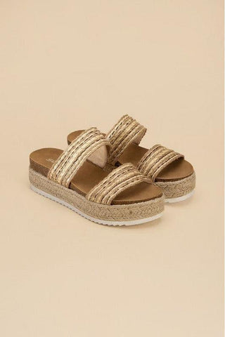 SODA West Espadrille Slides - SwagglyLife Home & Fashion