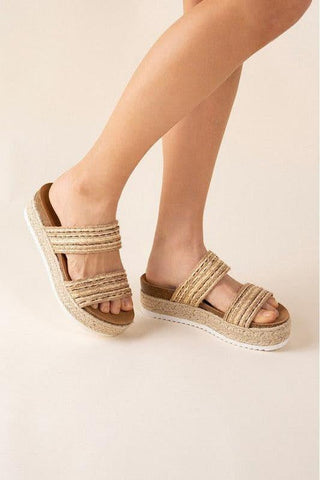 SODA West Espadrille Slides - SwagglyLife Home & Fashion