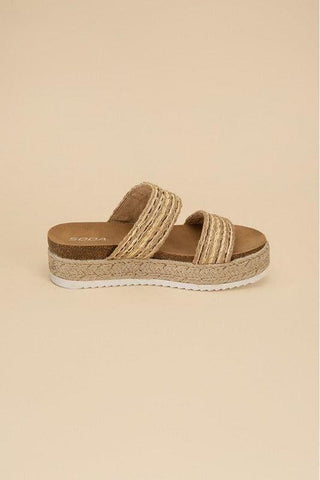 SODA West Espadrille Slides - SwagglyLife Home & Fashion