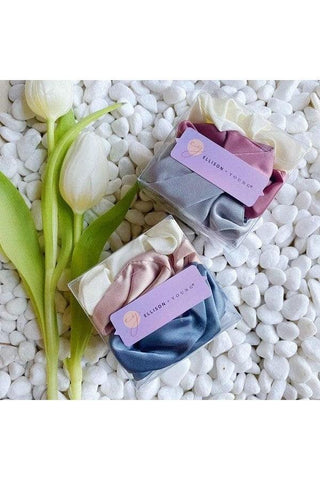 Soft And Full Satin Scrunch Set Of 3 - SwagglyLife Home & Fashion