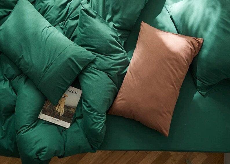 Solid Bedding Set / Forest Green in - Bedding Set photo