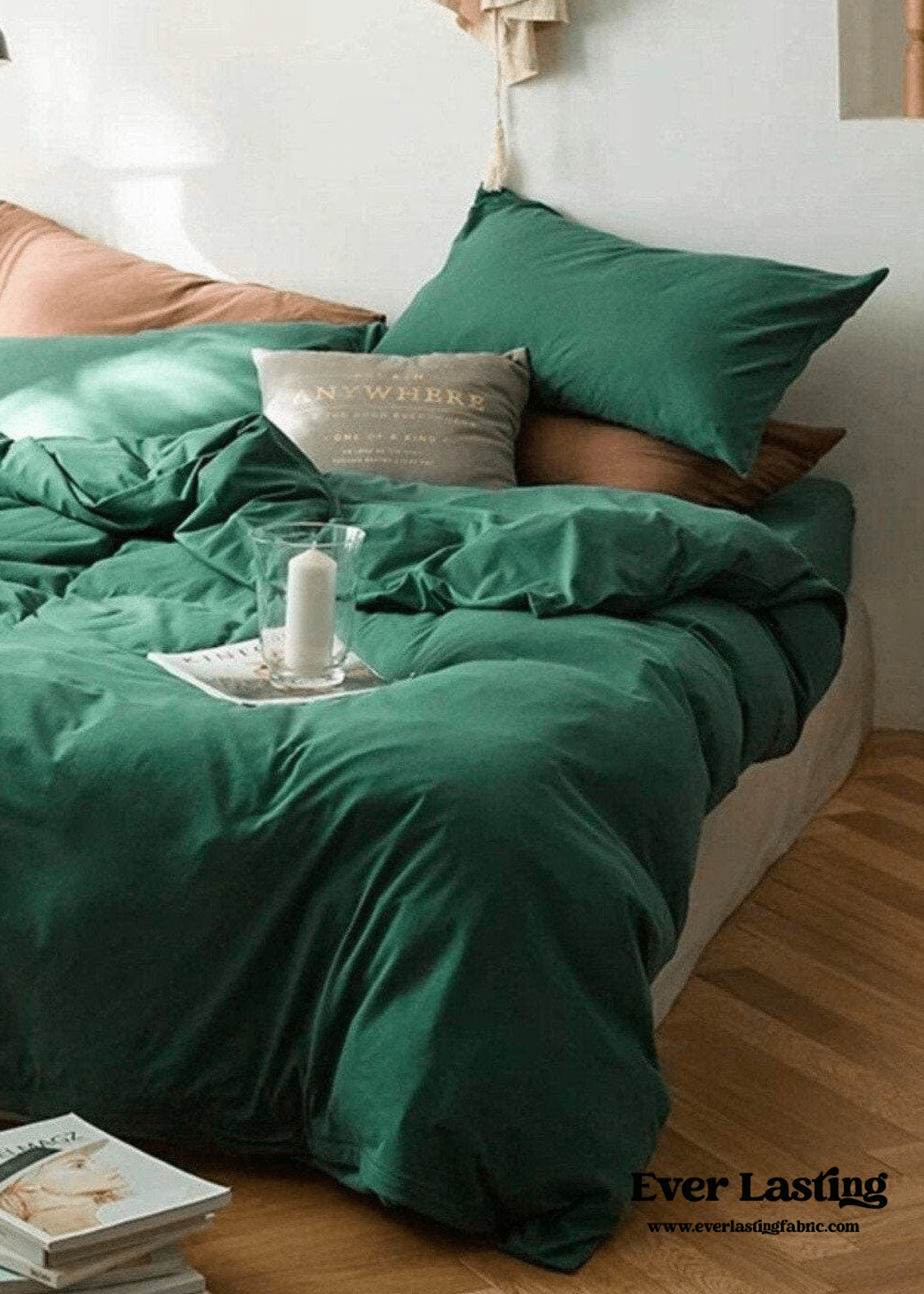 Solid Bedding Set / Forest Green in - Bedding Set photo