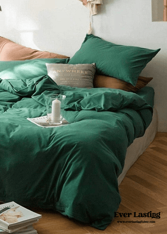 Solid Bedding Set / Forest Green in - Bedding Set photo