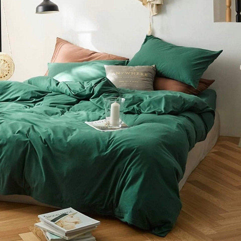 Solid Bedding Set / Forest Green in - Bedding Set photo