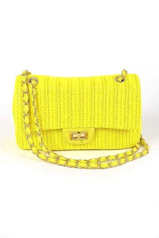 Sophie Faux Straw Fashion Shoulder Bag - SwagglyLife Home & Fashion