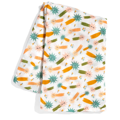 Space Explorer bamboo swaddle in - Swaddle photo
