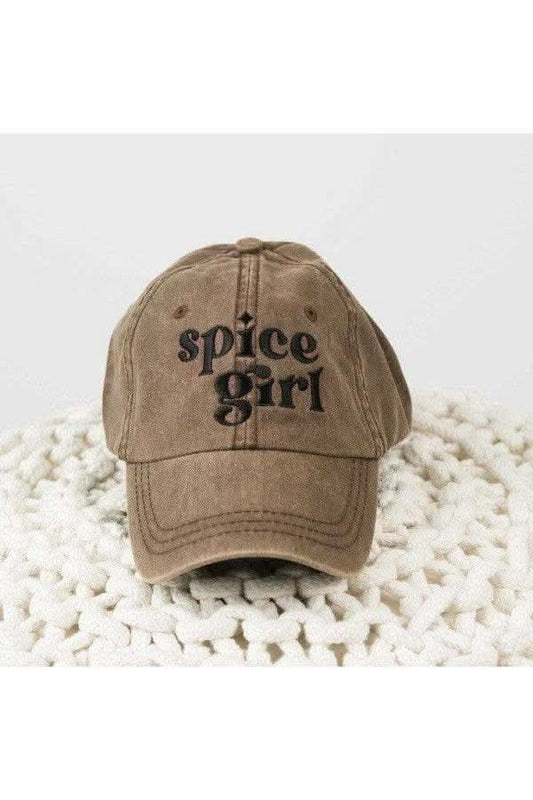 Spice Girl Embroidered Canvas Hat, 14 Colors in Adult - Hats photo