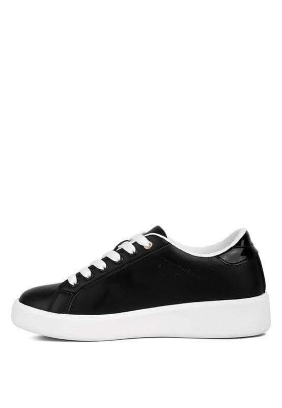 Starry Glitter Star Detail Sneakers - SwagglyLife Home & Fashion