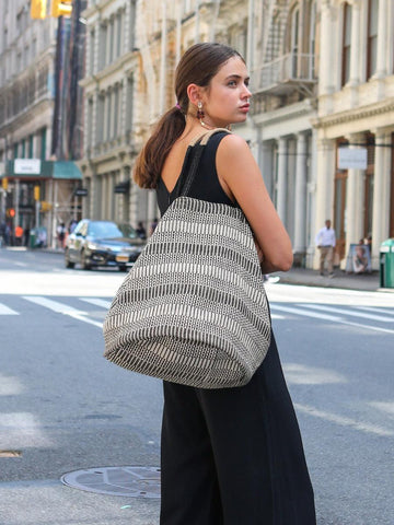 KORISSA Dobi Shoulder Tote - Black