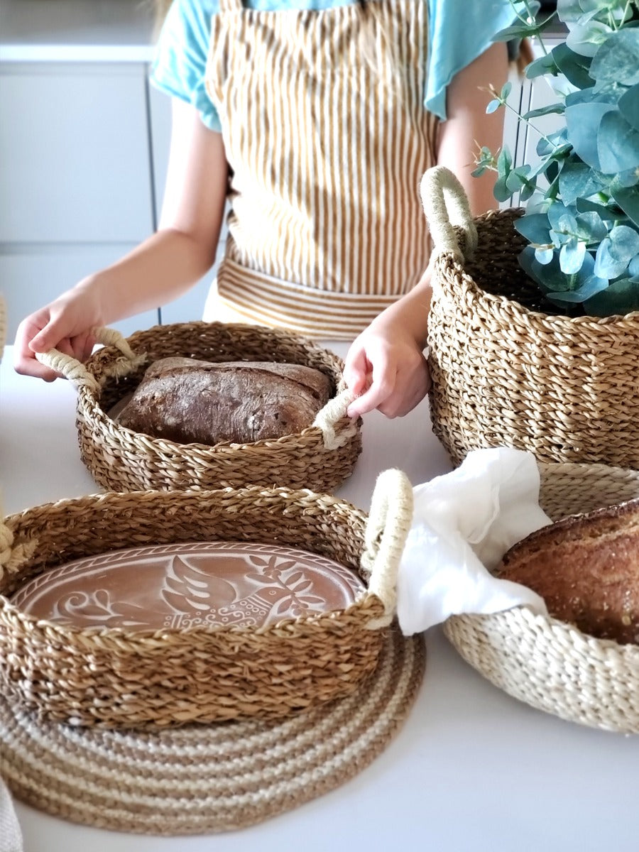 KORISSA Bread Warmer & Basket - Bird Oval in - KITCHEN photo