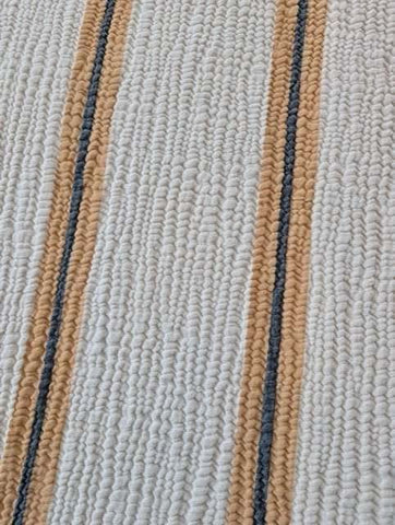 Sunbeam Bedspread Collection – Reversible Organic Turkish Cotton, Striped Design, Fits Queen/King