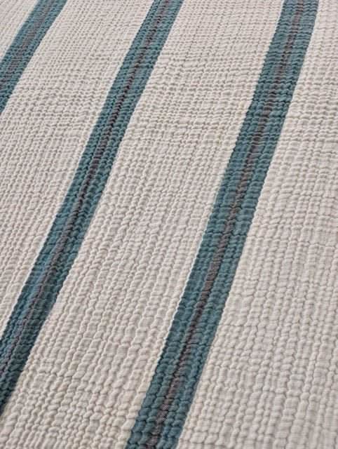Sunbeam Bedspread Collection – Reversible Organic Turkish Cotton, Striped Design, Fits Queen/King