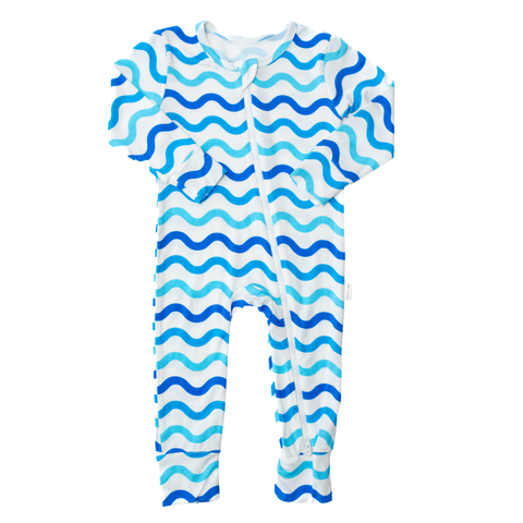 Hamptons Surfside Zippered Romper