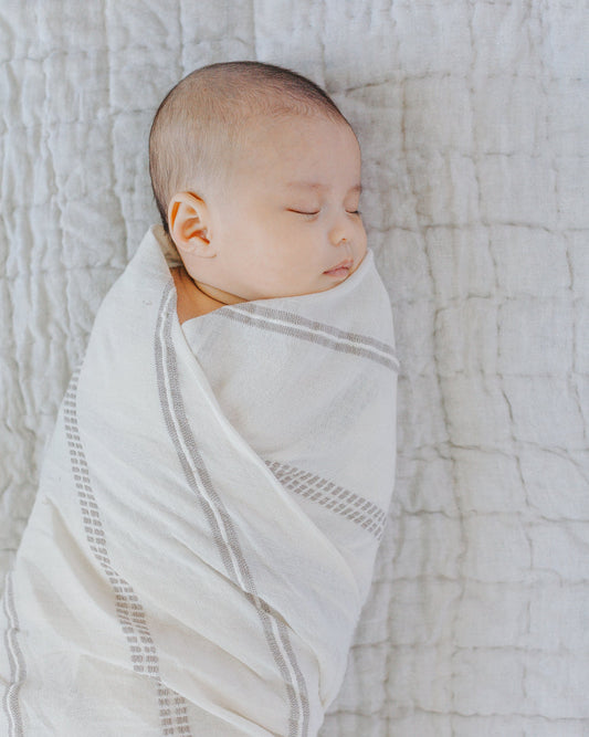 Handwoven Cotton Baby Swaddle in - Swaddling & Receiving Blankets photo
