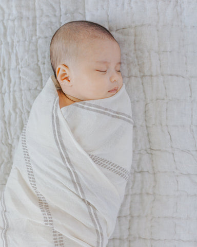 Handwoven Cotton Baby Swaddle in - Swaddling & Receiving Blankets photo