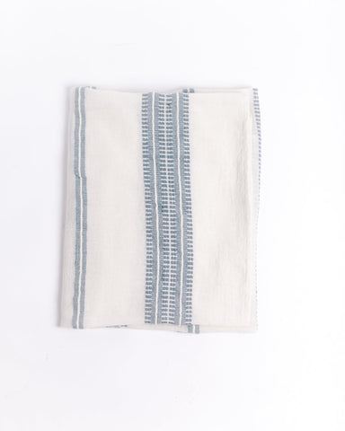 Handwoven Cotton Baby Swaddle in Light Blue - Swaddling & Receiving Blankets photo