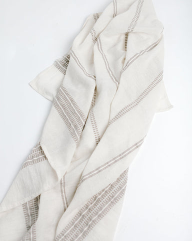 Handwoven Cotton Baby Swaddle in Stone - Swaddling & Receiving Blankets photo