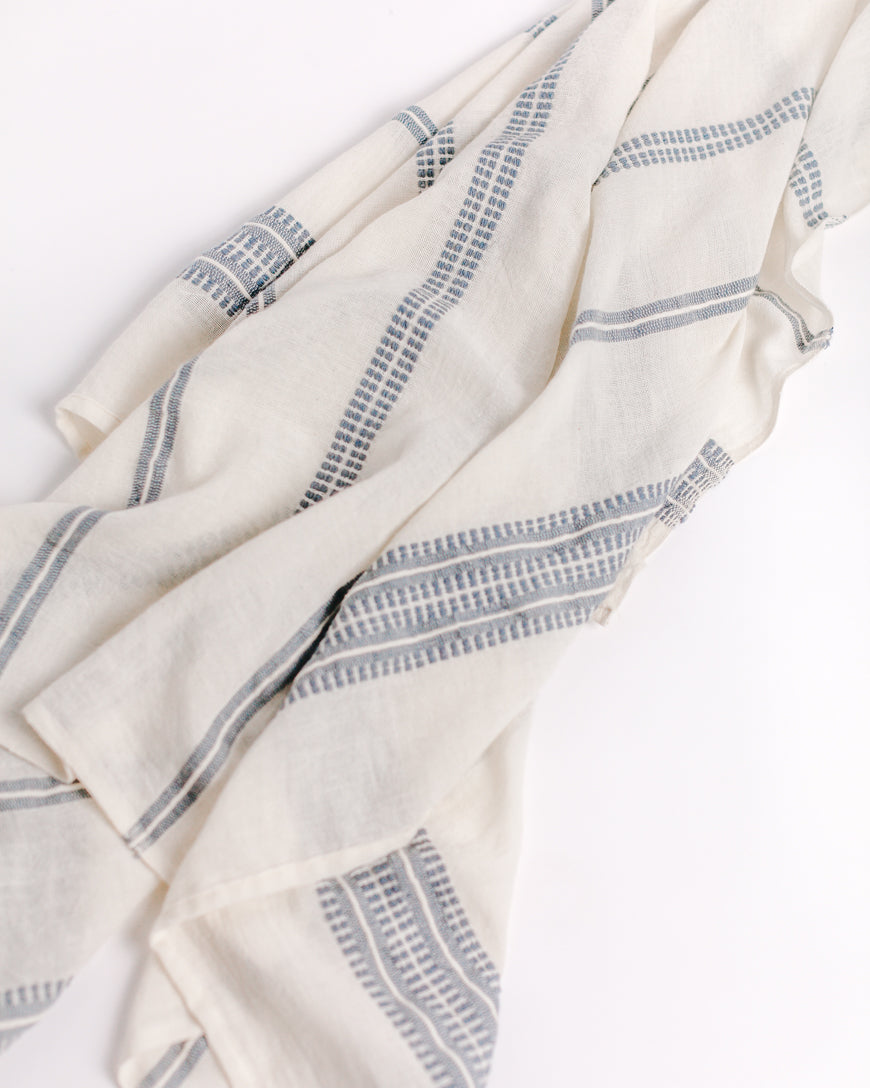 Handwoven Cotton Baby Swaddle in - Swaddling & Receiving Blankets photo
