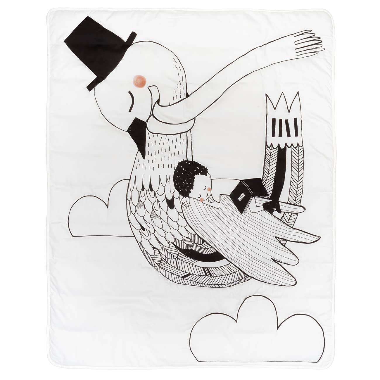 Swan Toddler Comforter in - Toddler Comforter photo