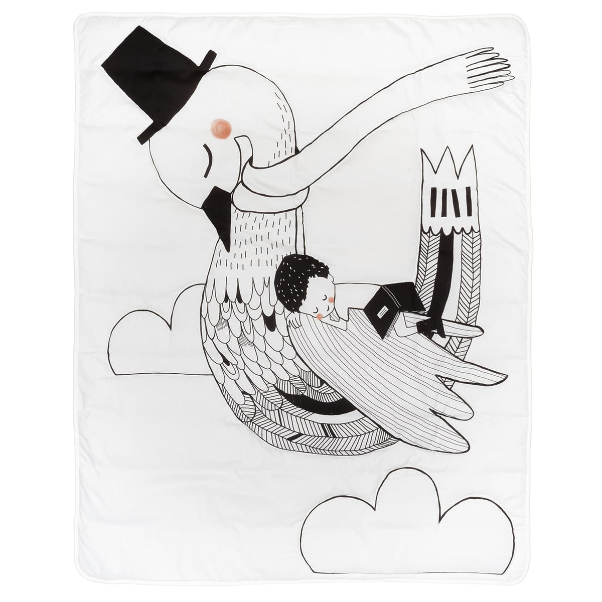 Swan Toddler Comforter in - Toddler Comforter photo