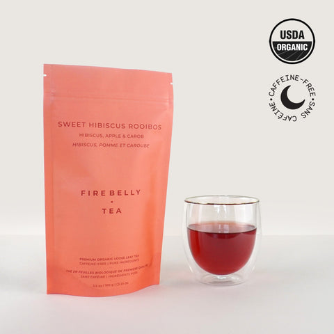 Sweet Hibiscus Rooibos in Compostable Bag - Herbal Tea photo