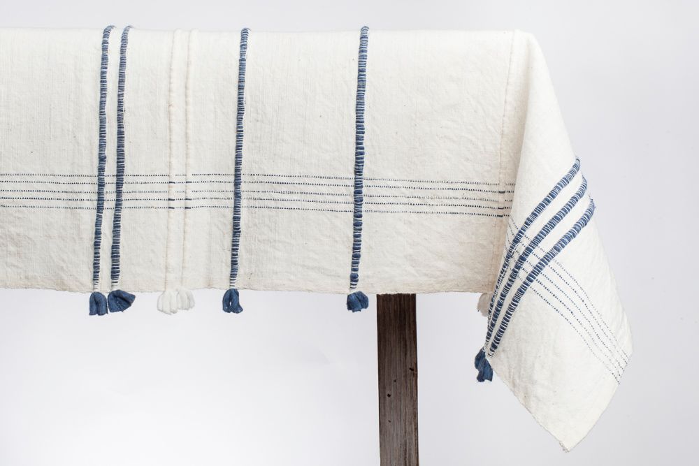 Ribbons Cotton Tablecloth in - Tablecloths photo