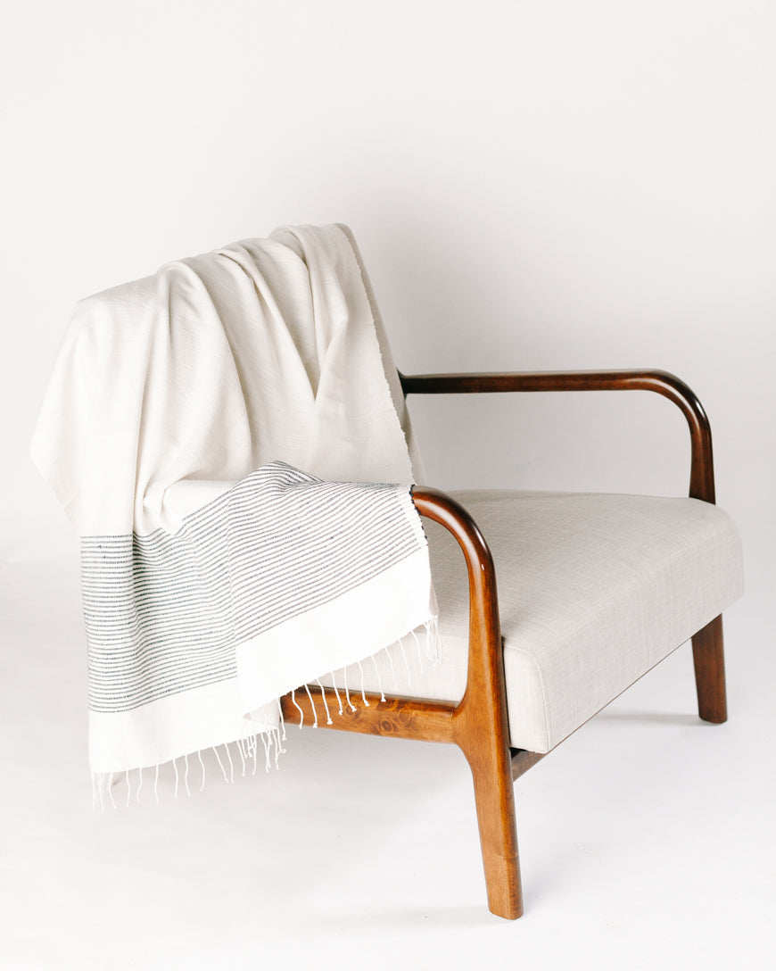 Riviera Cotton Throw Blanket in - Blankets photo