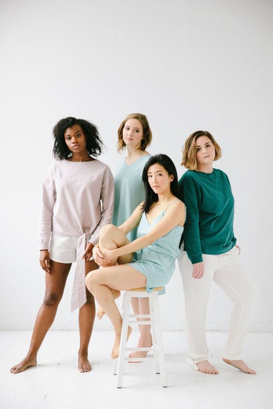 SALUA Side Tie Pullover in - PULLOVER photo