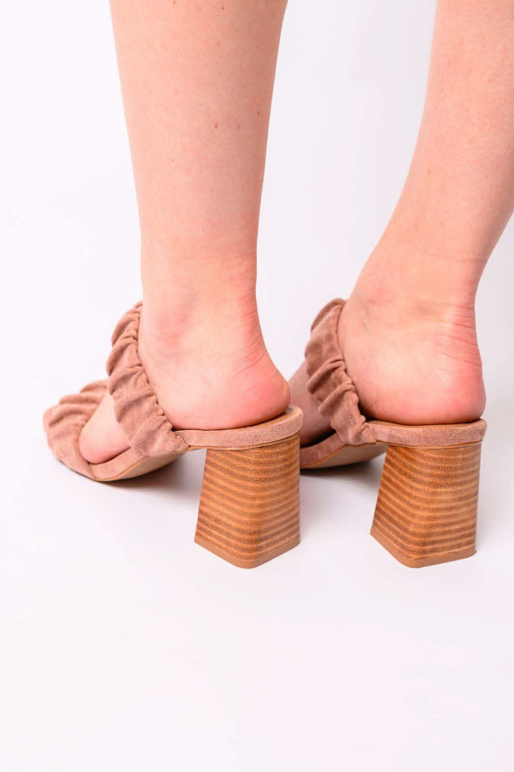 Tropic Like it's Hot Heels in Blush Suede - SwagglyLife Home & Fashion
