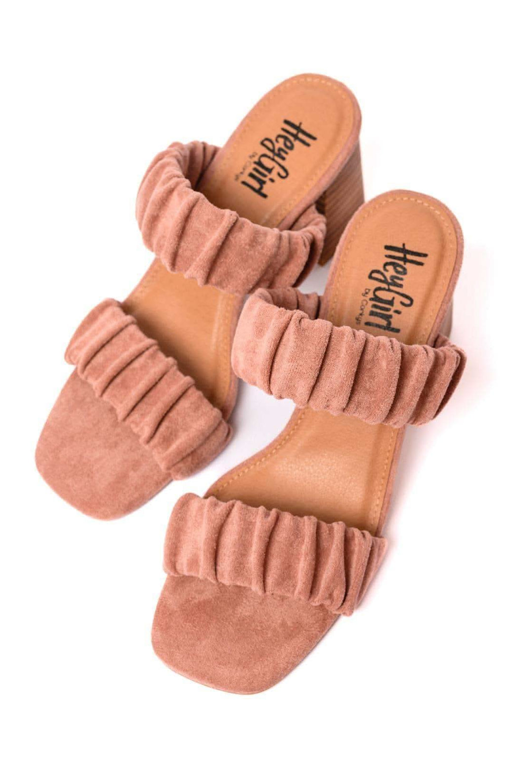 Tropic Like it's Hot Heels in Blush Suede - SwagglyLife Home & Fashion