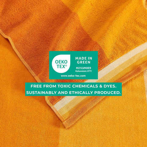 Cotton Velour Cabana Stripe Beach Towel - Novia Collection - SwagglyLife Home & Fashion