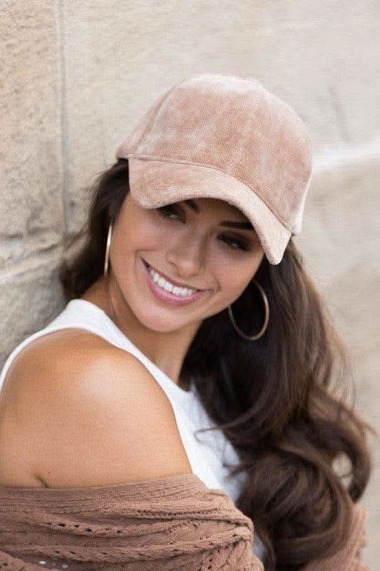 Velour Ball Cap - SwagglyLife Home & Fashion