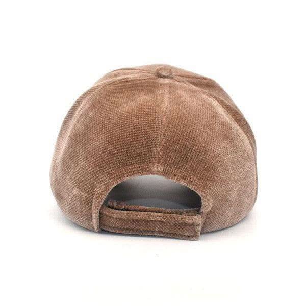 Velour Ball Cap - SwagglyLife Home & Fashion