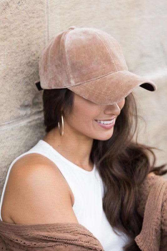 Velour Ball Cap - SwagglyLife Home & Fashion