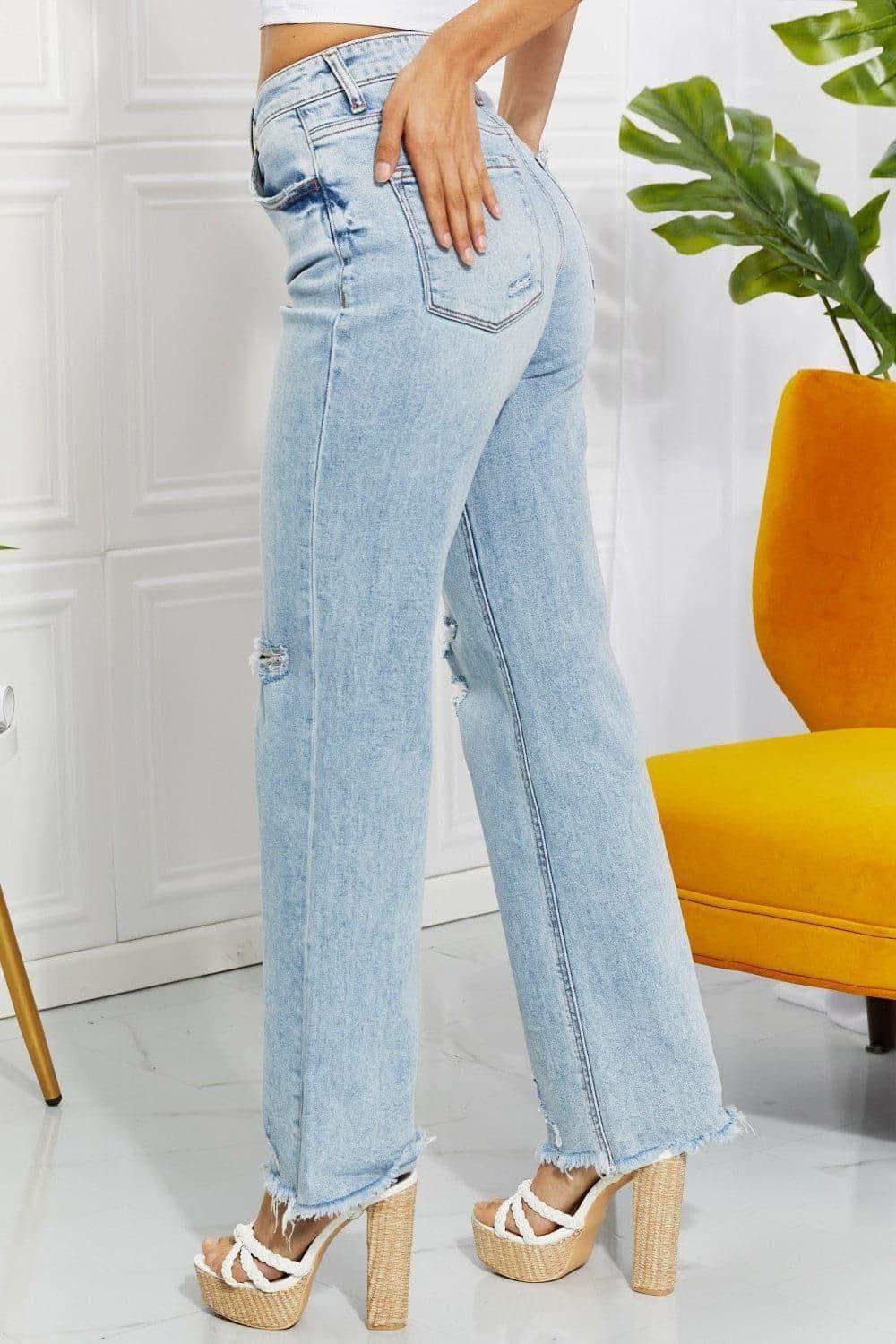 Vervet by Flying Monkey Full Size Allie 90's Dad Jean - SwagglyLife Home & Fashion