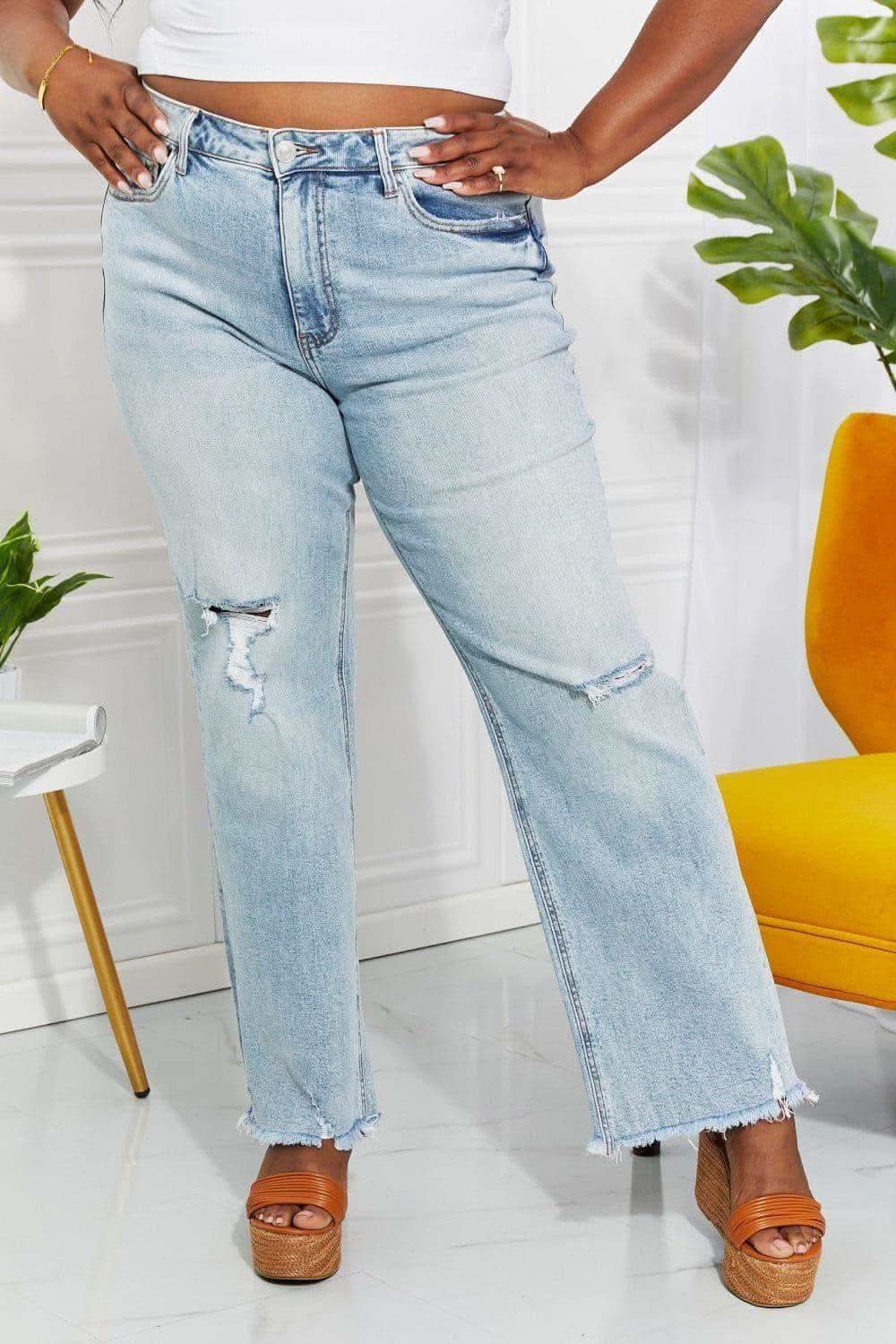 Vervet by Flying Monkey Full Size Allie 90's Dad Jean - SwagglyLife Home & Fashion