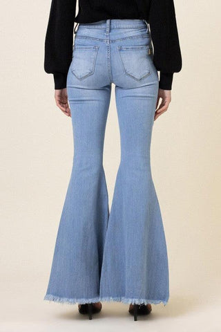 Vibrant M.i.U High Waisted Flare Jeans - SwagglyLife Home & Fashion