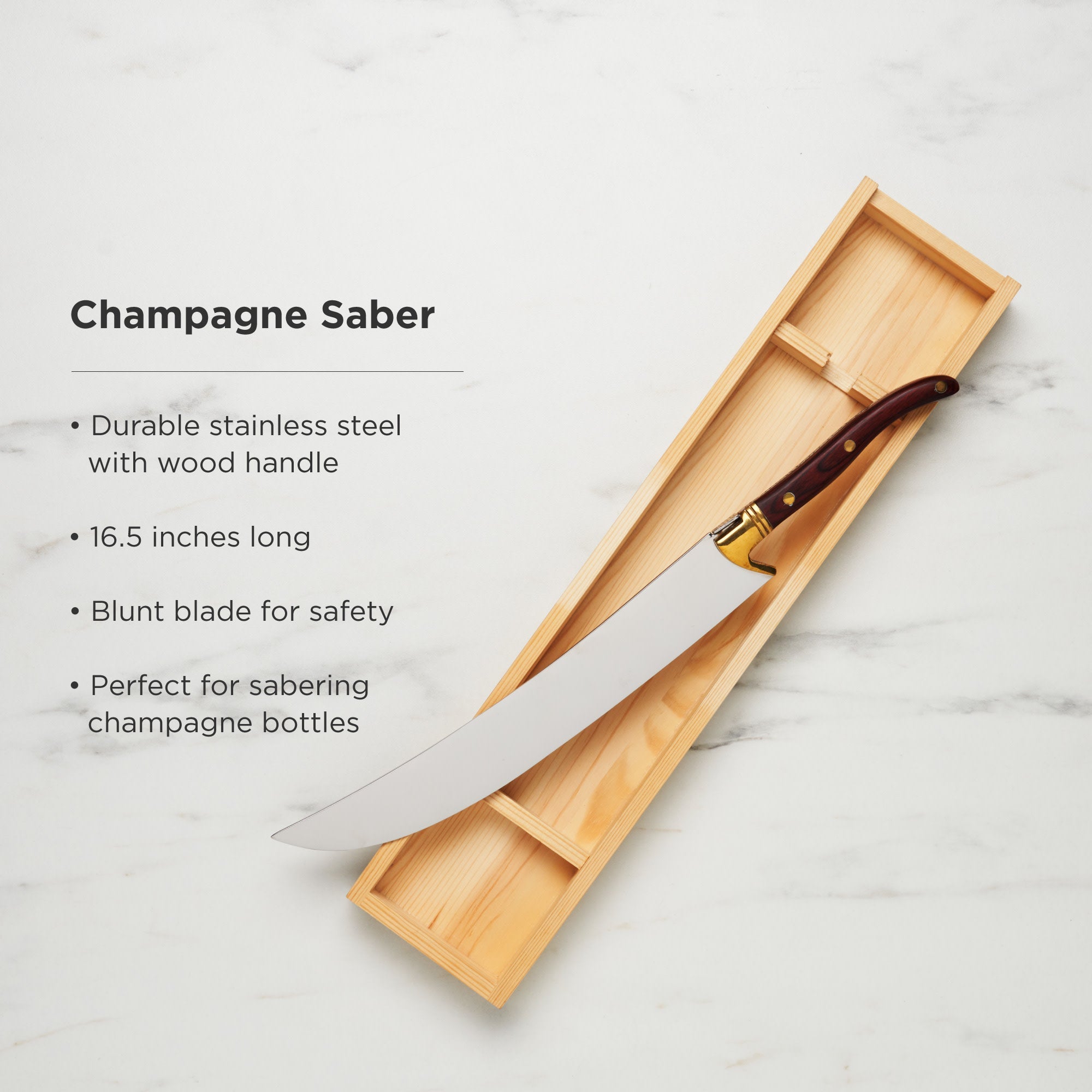Champagne Saber in - product_type::champagne_openers photo