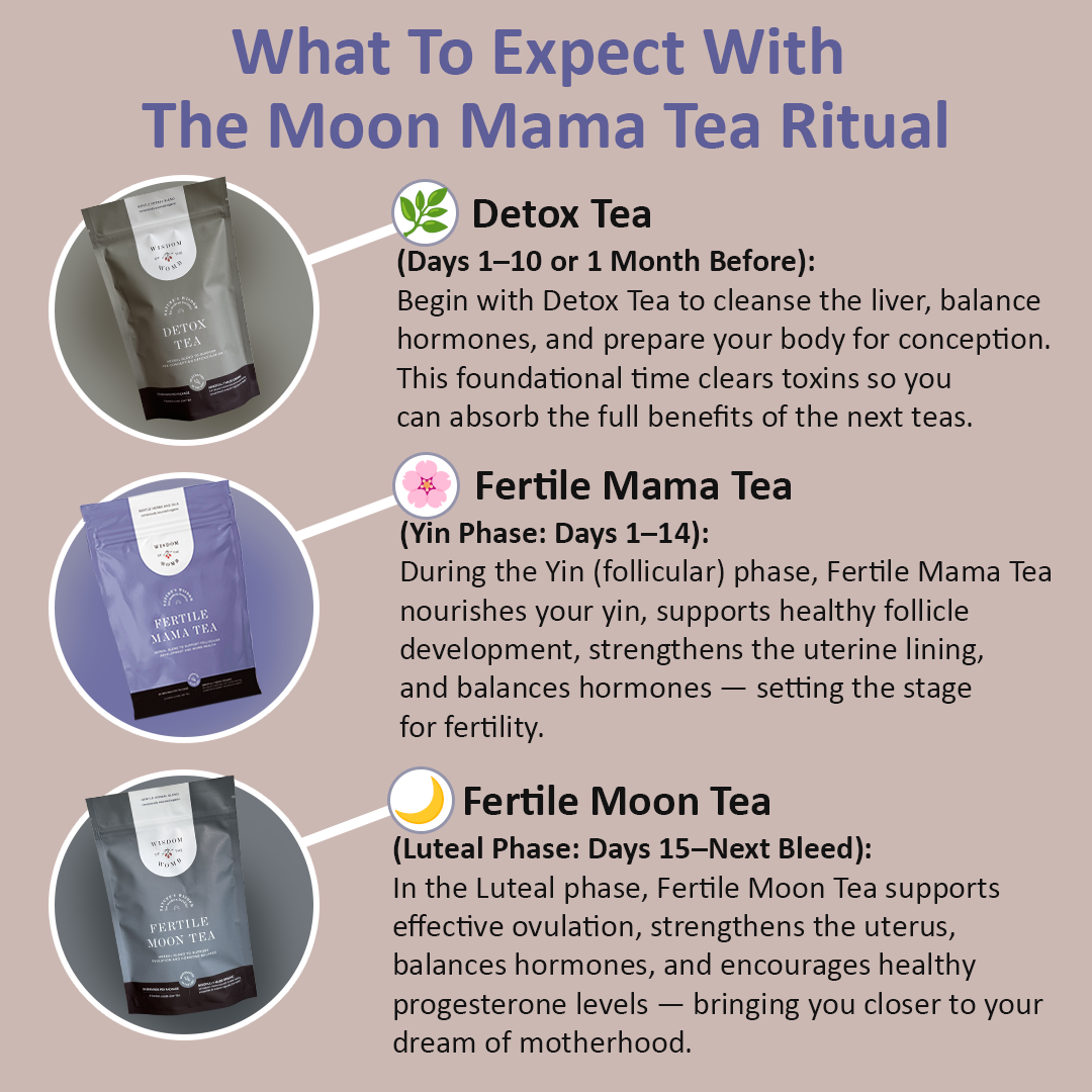 Moon Mama Fertility Tea Bundle - New Bundle in - Bundle photo