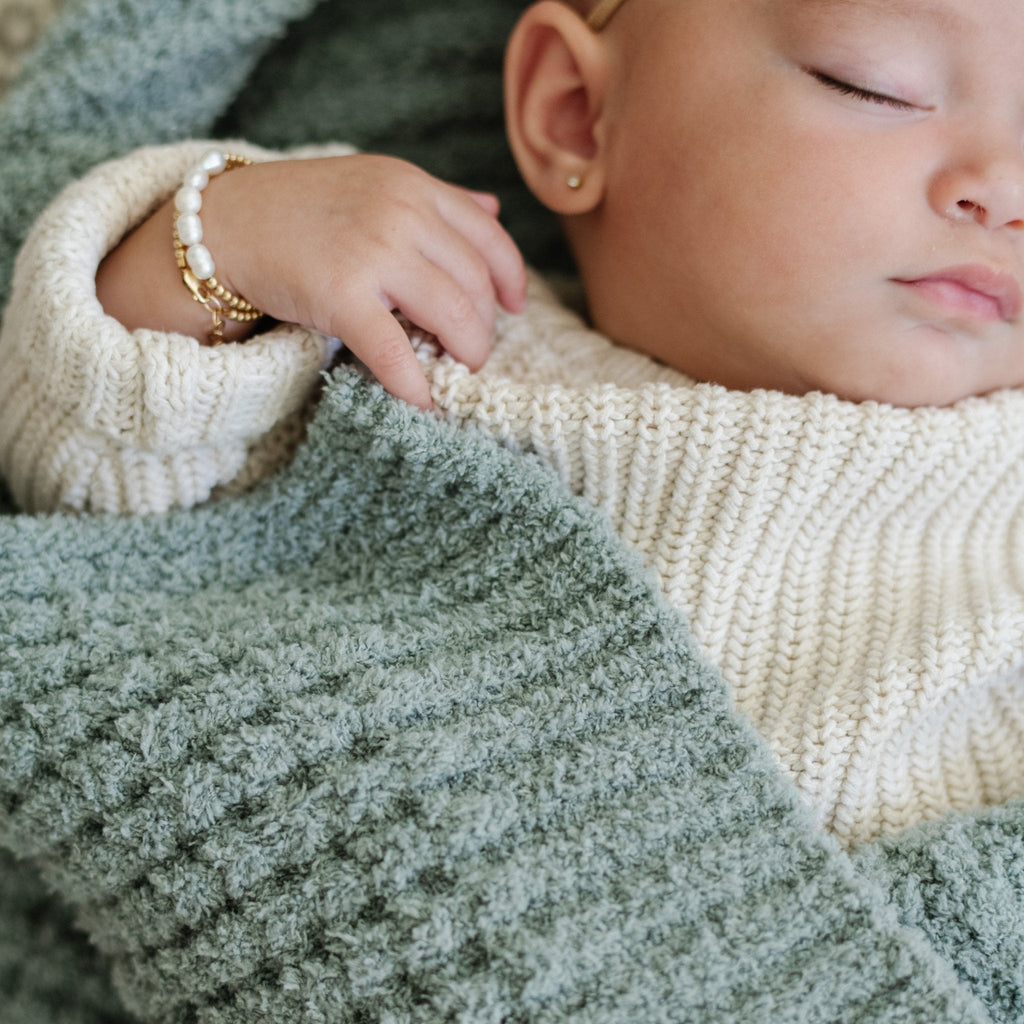 Saranoni Waffle Knit Receiving Blankets in - photo