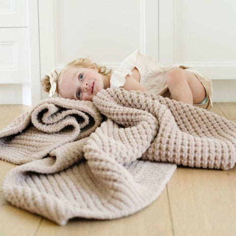 Saranoni Waffle Knit Receiving Blankets in - photo