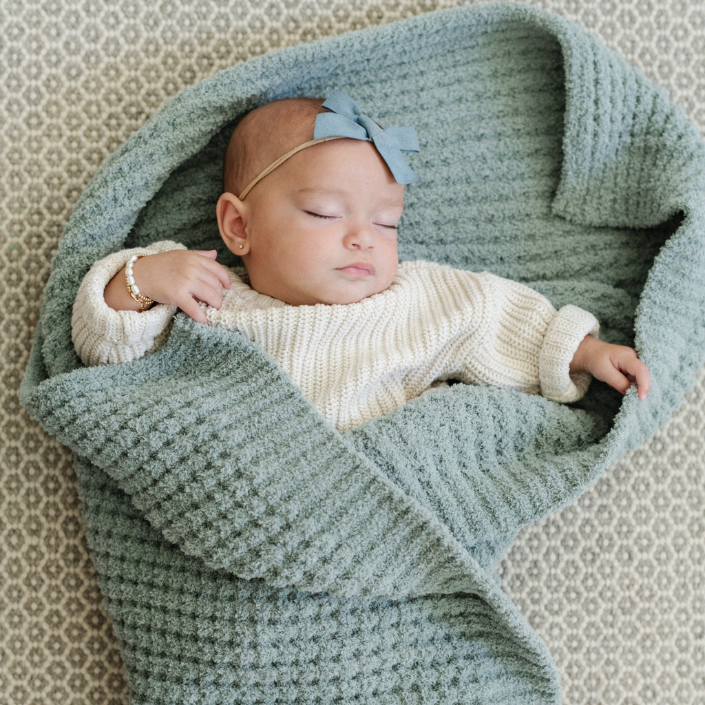 Saranoni Waffle Knit Receiving Blankets in - photo