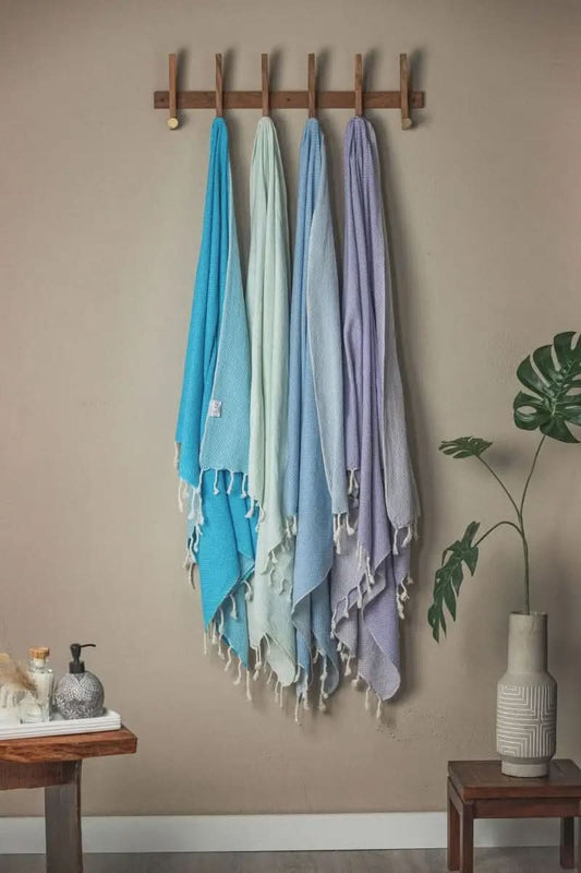 Waffle Weave Turkish Bath Towel – 40”x70” Organic Cotton, Soft & Absorbent in - Bath Towels & Washcloths photo