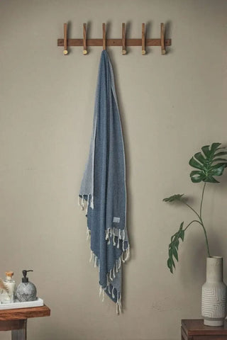 Waffle Weave Turkish Bath Towel – 40”x70” Organic Cotton, Soft & Absorbent - SwagglyLife Home & Fashion