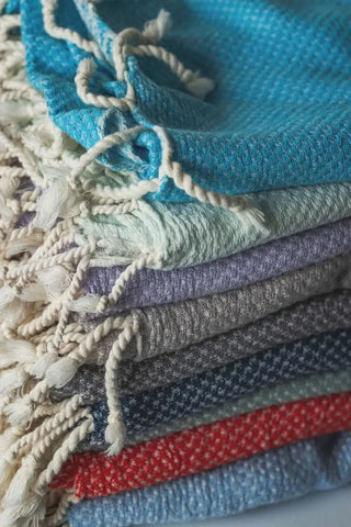 Waffle Weave Turkish Bath Towel – 40”x70” Organic Cotton, Soft & Absorbent - SwagglyLife Home & Fashion