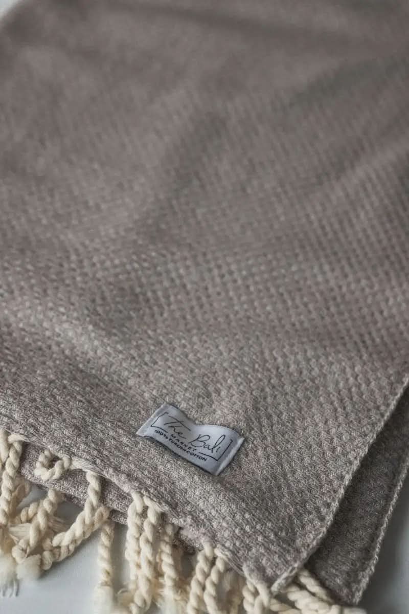 Waffle Weave Turkish Bath Towel – 40”x70” Organic Cotton, Soft & Absorbent - SwagglyLife Home & Fashion