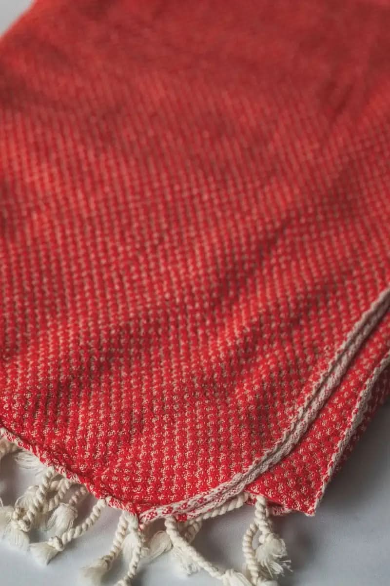 Waffle Weave Turkish Bath Towel – 40”x70” Organic Cotton, Soft & Absorbent - SwagglyLife Home & Fashion