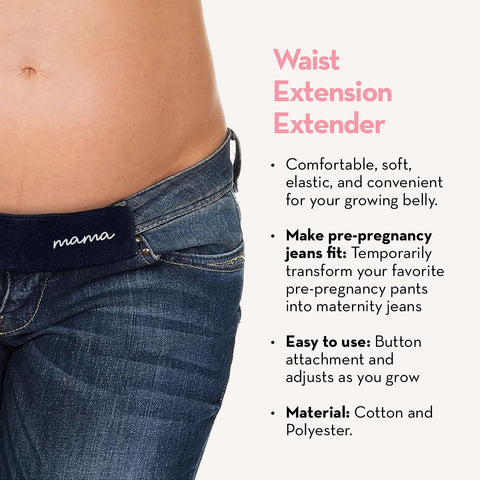 Mama Maternity Belly Band - Pregnancy Waistband Extender in - Accessories photo